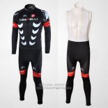 2010 Jersey Castelli Long Sleeve Black And White