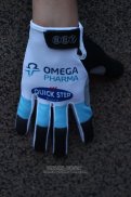 2014 Quick Step Full Finger Gloves White