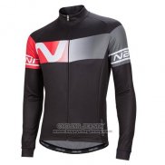 2016 Jersey Nalini Long Sleeve Red And Black