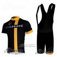 2011 Jersey Livestrong Black And Yellow