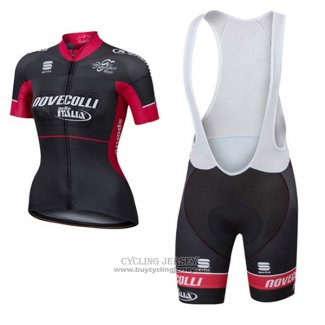 2017 Jersey Women Nove Colli Black And Red
