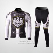 2010 Jersey Rock Racing Long Sleeve Silver And White