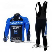 2011 Jersey Giant Long Sleeve Blue And Black