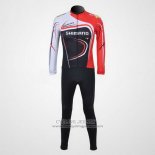 2011 Jersey Shimano Long Sleeve Red And Black