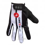 2014 Castelli Full Finger Gloves White And Black