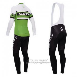 2014 Jersey Scott Long Sleeve Green And White