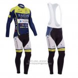 2014 Jersey Vini Fantini Long Sleeve Green And Blue