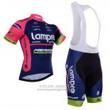 2015 Jersey Lampre Merida Pink And Blue