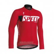 2016 Jersey Specialized Long Sleeve White And Red