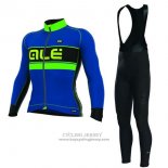 2017 Jersey ALE Bering Long Sleeve Blue And Green