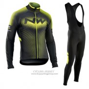 2017 Jersey Northwave ML Long Sleeve Green And Black