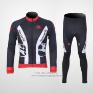 2011 Jersey Giordana Long Sleeve Red And Black