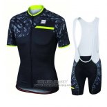 2016 Jersey Sportful Green And Black