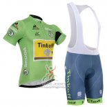 2016 Jersey Tinkoff Lider Green And Black