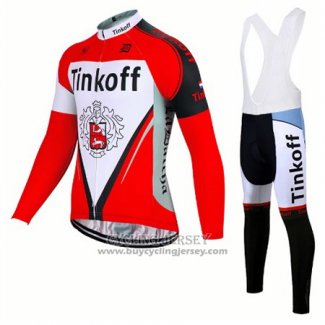 2017 Jersey Tinkoff Long Sleeve Red