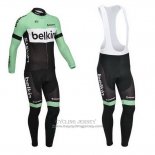 2013 Jersey Belkin Long Sleeve Black And Green