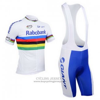 2013 Jersey UCI Mondo Champion Lider Rabobank White