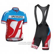 2016 Jersey Specialized Sky Blue And Red