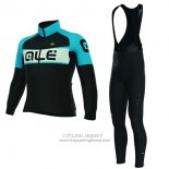2017 Jersey Women ALE Long Sleeve Black And Blue